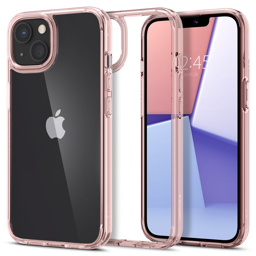 COQUE SPIGEN ULTRA HYBRID IPHONE 13 ROSE CRISTAL