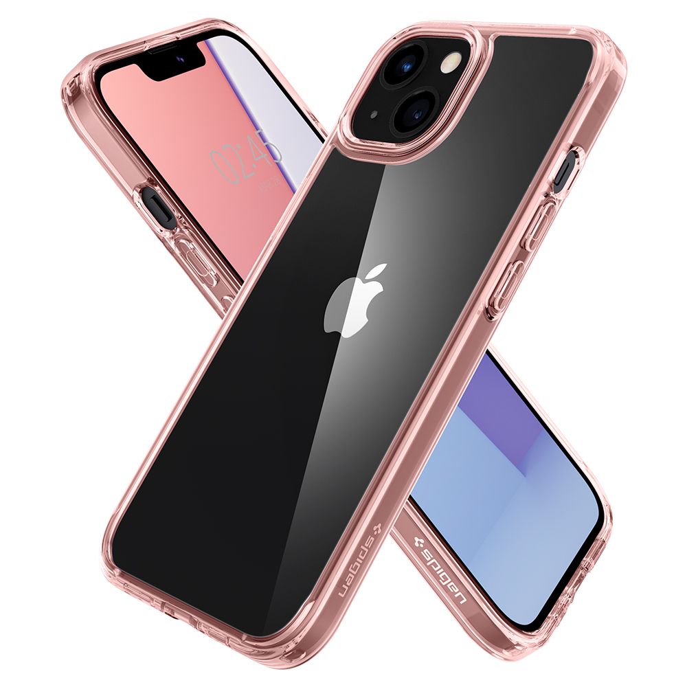 COQUE SPIGEN ULTRA HYBRID IPHONE 13 ROSE CRISTAL