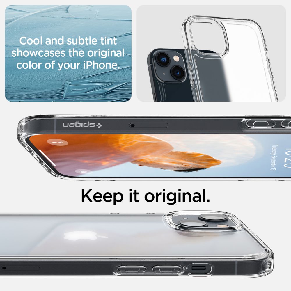 COQUE SPIGEN ULTRA HYBRID IPHONE 14 FROST CLEAR