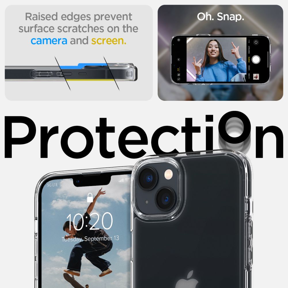 COQUE SPIGEN ULTRA HYBRID IPHONE 14 FROST CLEAR
