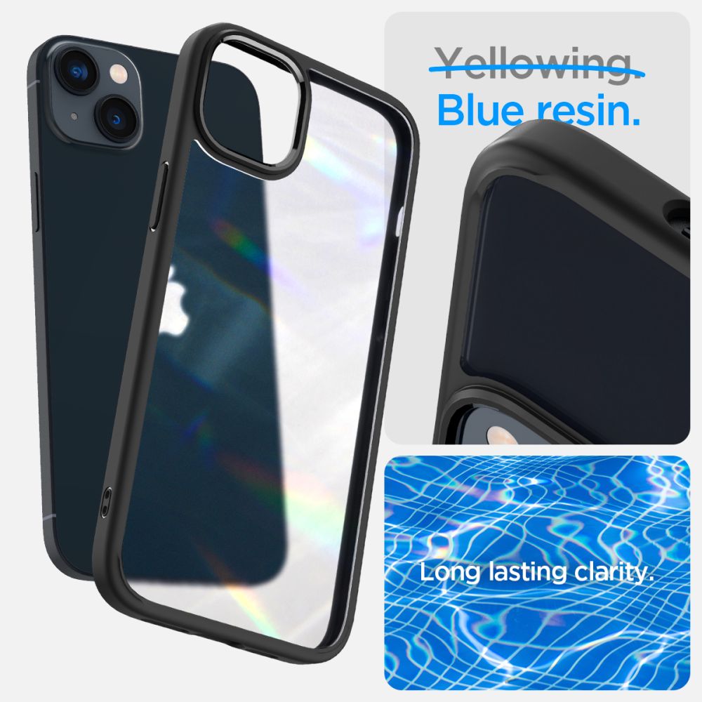 COQUE SPIGEN ULTRA HYBRID IPHONE 14 PLUS NOIR FROST