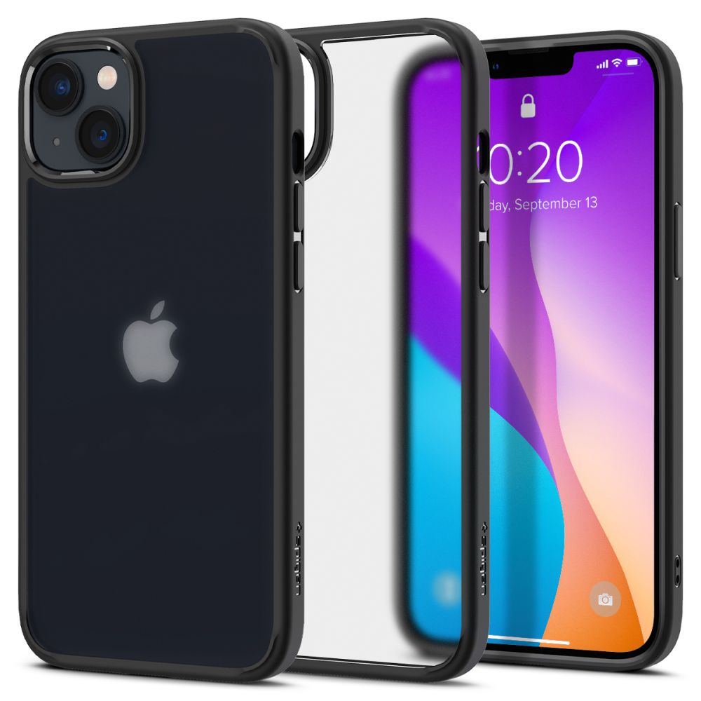 COQUE SPIGEN ULTRA HYBRID IPHONE 14 PLUS NOIR FROST