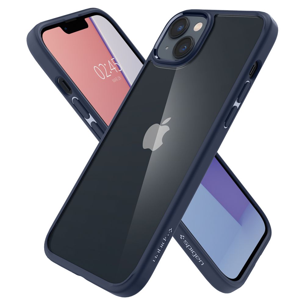 COQUE SPIGEN ULTRA HYBRID IPHONE 14 PLUS BLEU MARINE