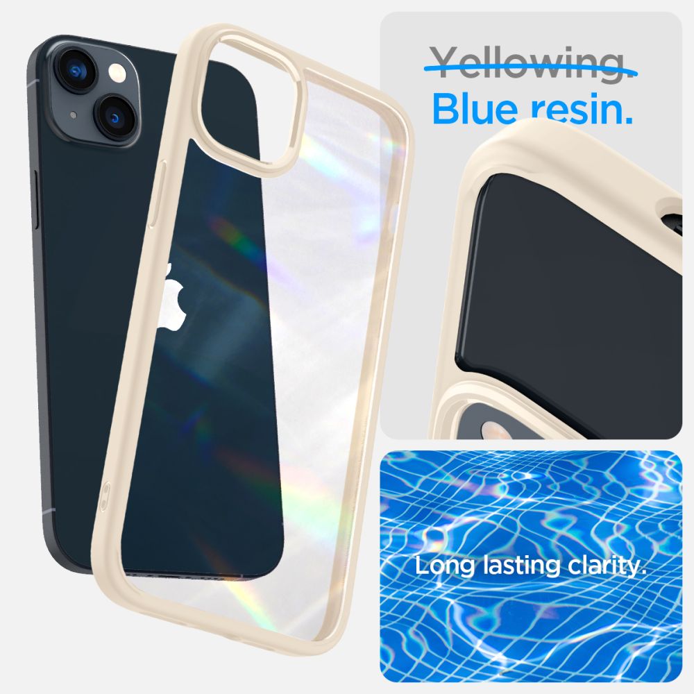 COQUE SPIGEN ULTRA HYBRID IPHONE 14 PLUS BEIGE SABLE