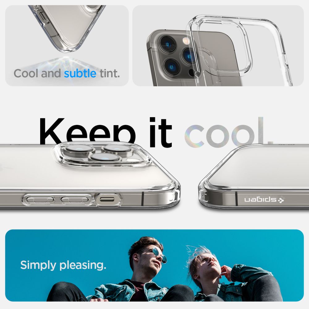 COQUE SPIGEN ULTRA HYBRID IPHONE 14 PRO FROST CLEAR