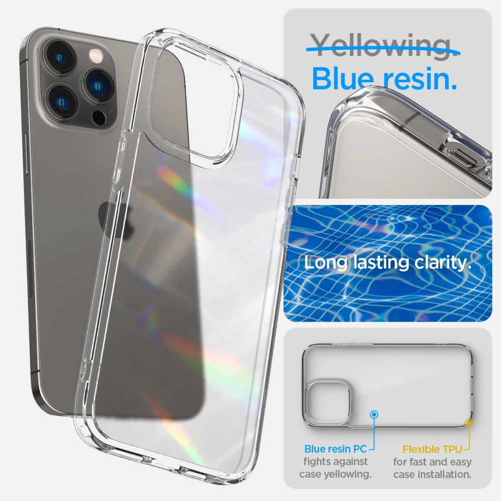COQUE SPIGEN ULTRA HYBRID IPHONE 14 PRO FROST CLEAR