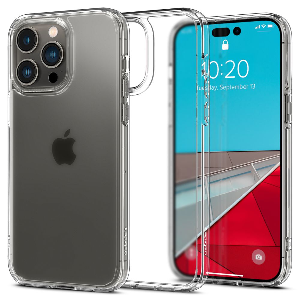 COQUE SPIGEN ULTRA HYBRID IPHONE 14 PRO FROST CLEAR