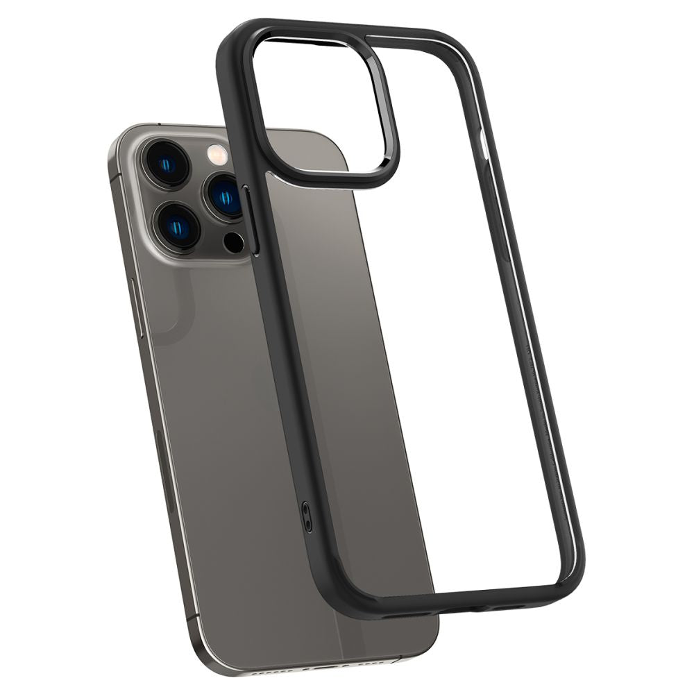 COQUE SPIGEN ULTRA HYBRID IPHONE 14 PRO MAX NOIR MATTE
