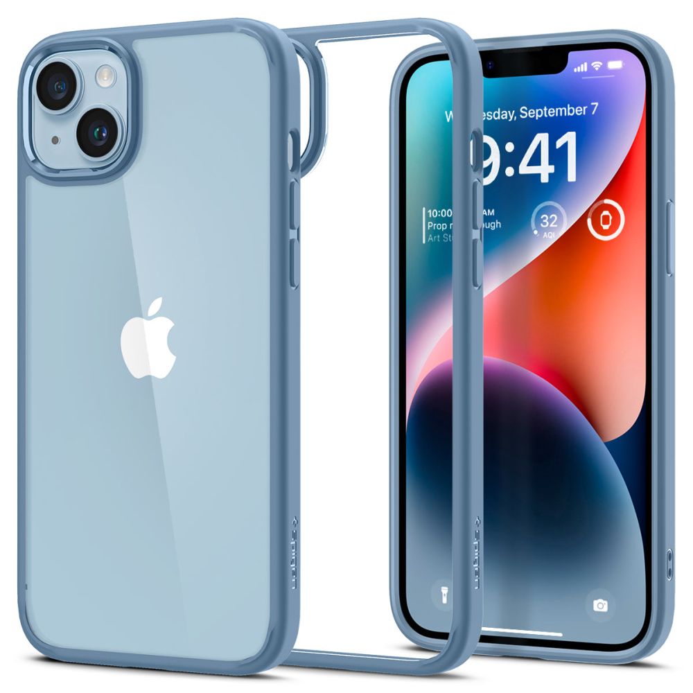 COQUE SPIGEN ULTRA HYBRID IPHONE 14 SIERRA BLUE
