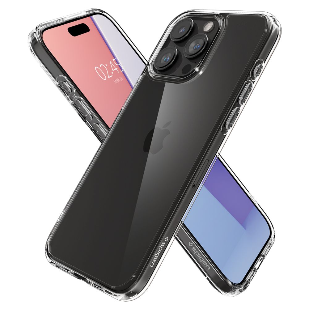 COQUE SPIGEN ULTRA HYBRID IPHONE 15 PRO MAX CRYSTAL CLEAR