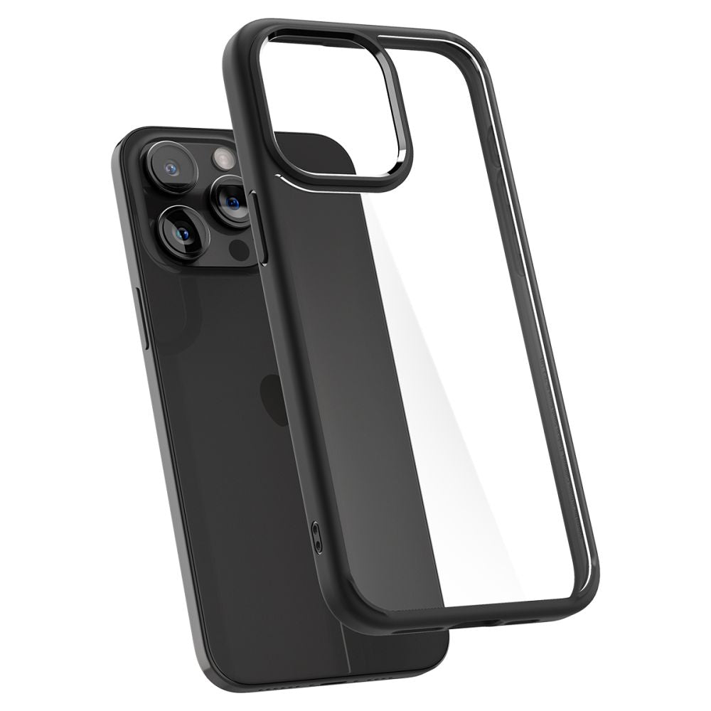 COQUE SPIGEN ULTRA HYBRID IPHONE 15 PRO MAX NOIR MATTE