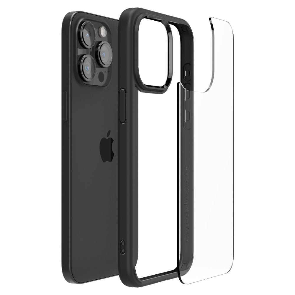 COQUE SPIGEN ULTRA HYBRID IPHONE 15 PRO MAX NOIR MATTE