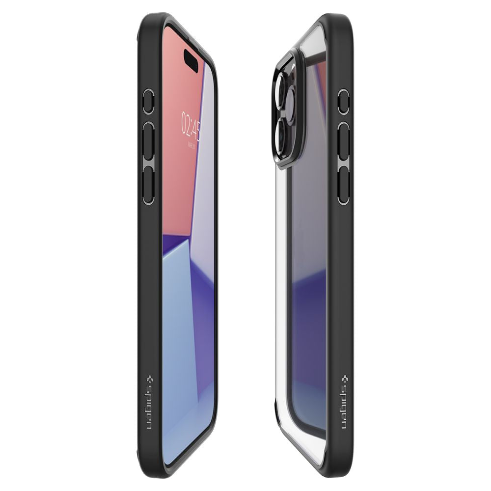 COQUE SPIGEN ULTRA HYBRID IPHONE 15 PRO MAX NOIR MATTE