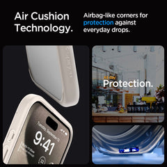COQUE SPIGEN ULTRA HYBRID IPHONE 15 PRO MAX TITANE NATUREL