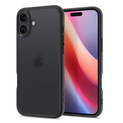 COQUE SPIGEN ULTRA HYBRID IPHONE 16 NOIR FROST