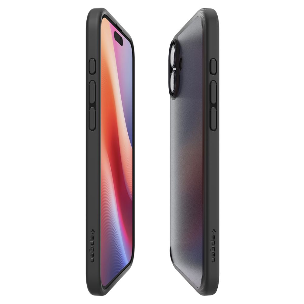 COQUE SPIGEN ULTRA HYBRID IPHONE 16 NOIR FROST