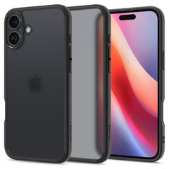 COQUE SPIGEN ULTRA HYBRID IPHONE 16 NOIR FROST