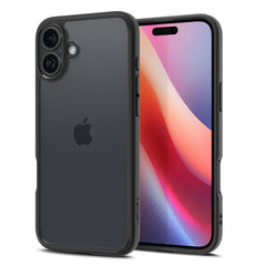 COQUE SPIGEN ULTRA HYBRID IPHONE 16 NOIR MAT