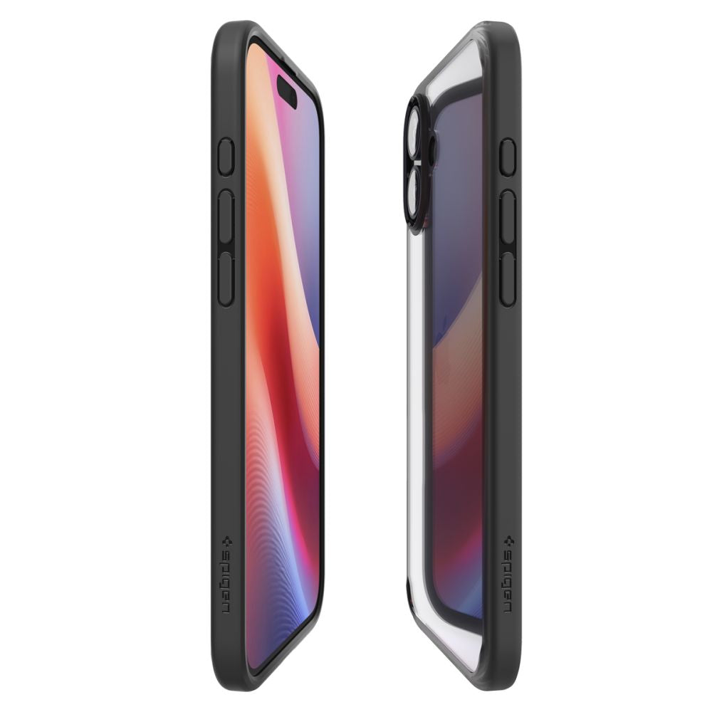 COQUE SPIGEN ULTRA HYBRID IPHONE 16 NOIR MAT