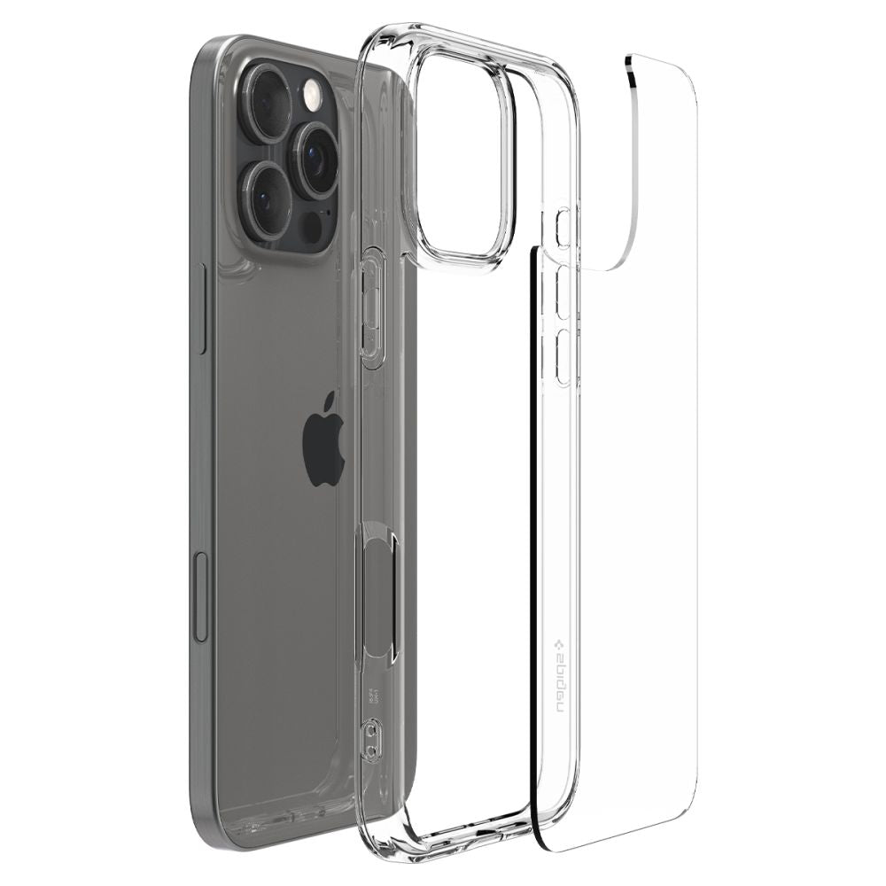 COQUE SPIGEN ULTRA HYBRID IPHONE 16 PRO MAX CRYSTAL CLEAR