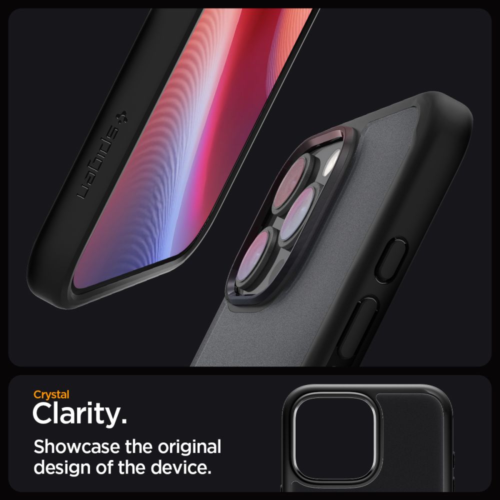 COQUE SPIGEN ULTRA HYBRID IPHONE 16 PRO MAX NOIR FROST