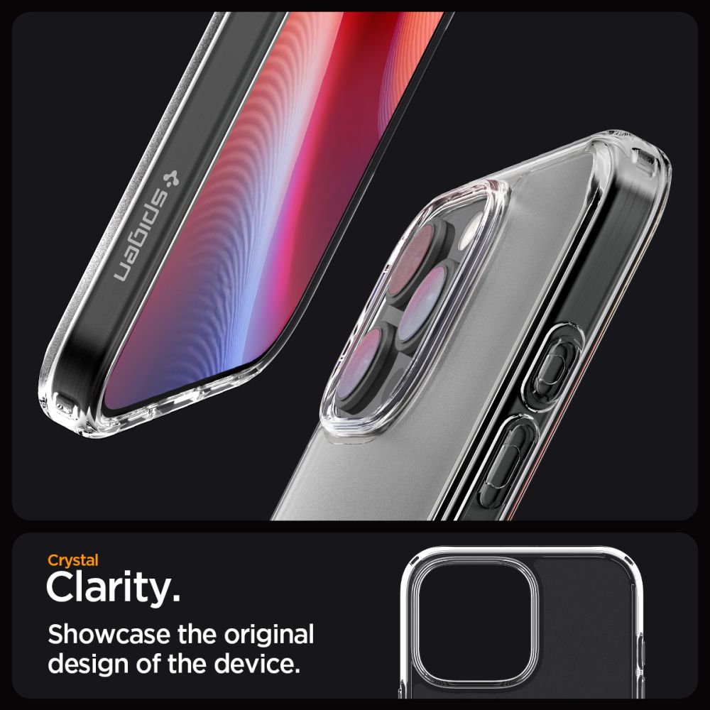 COQUE SPIGEN ULTRA HYBRID IPHONE 16 PRO MAX FROST CLEAR