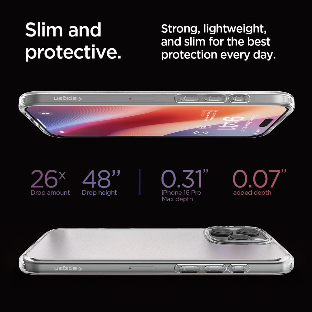 COQUE SPIGEN ULTRA HYBRID IPHONE 16 PRO MAX FROST CLEAR