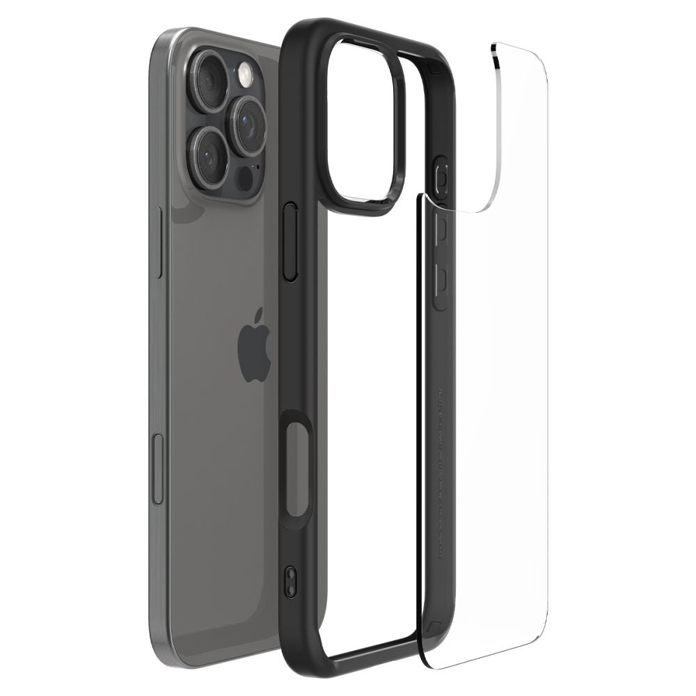 COQUE SPIGEN ULTRA HYBRID IPHONE 16 PRO MAX NOIR MATTE