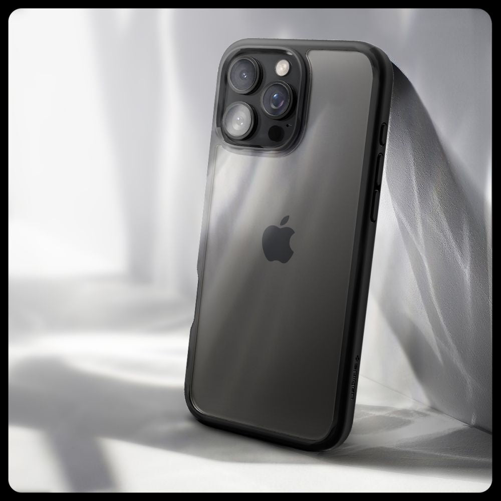 COQUE SPIGEN ULTRA HYBRID IPHONE 16 PRO MAX NOIR MATTE