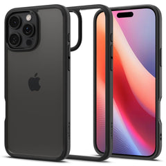 COQUE SPIGEN ULTRA HYBRID IPHONE 16 PRO MAX NOIR MATTE