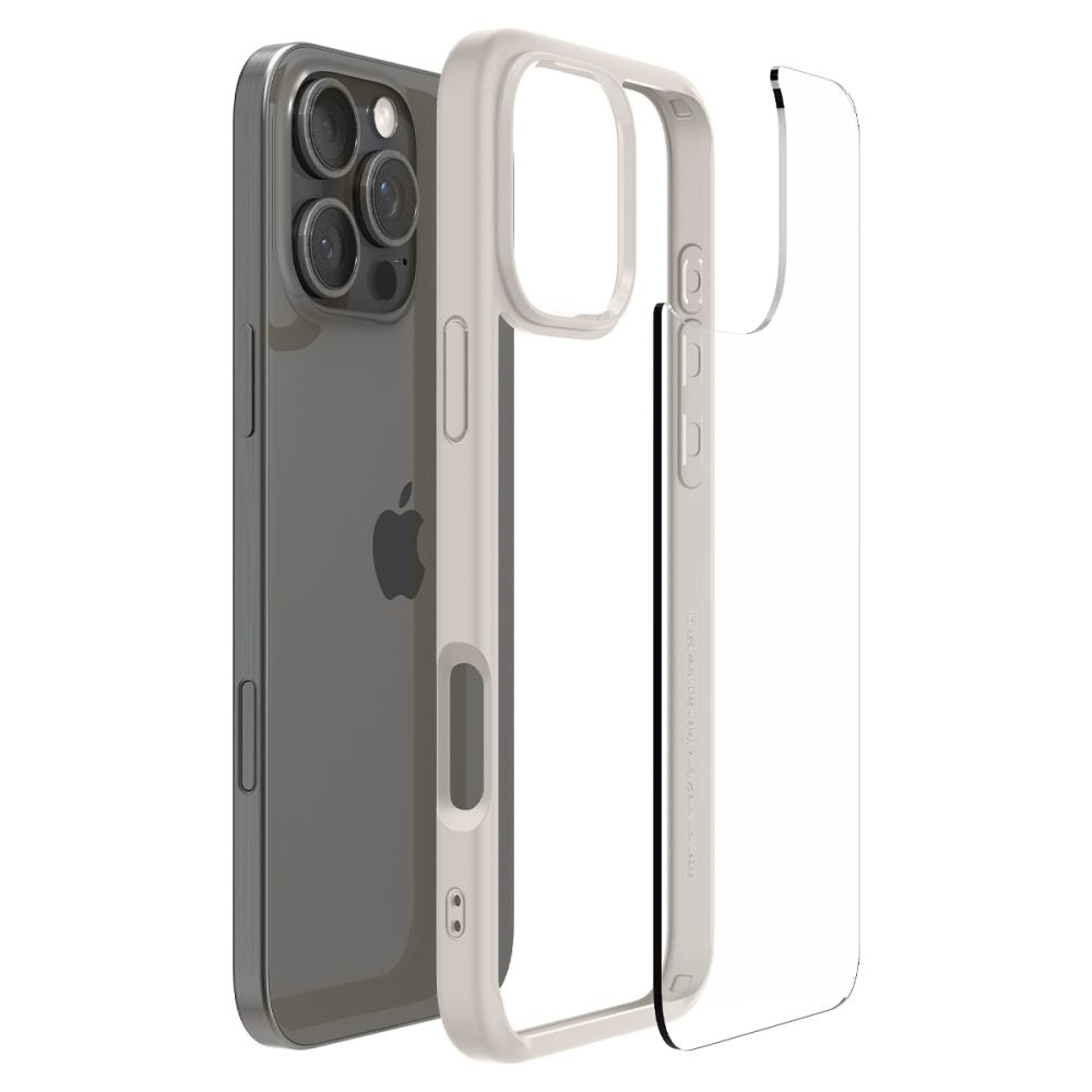 COQUE SPIGEN ULTRA HYBRID IPHONE 16 PRO MAX TITANE NATUREL