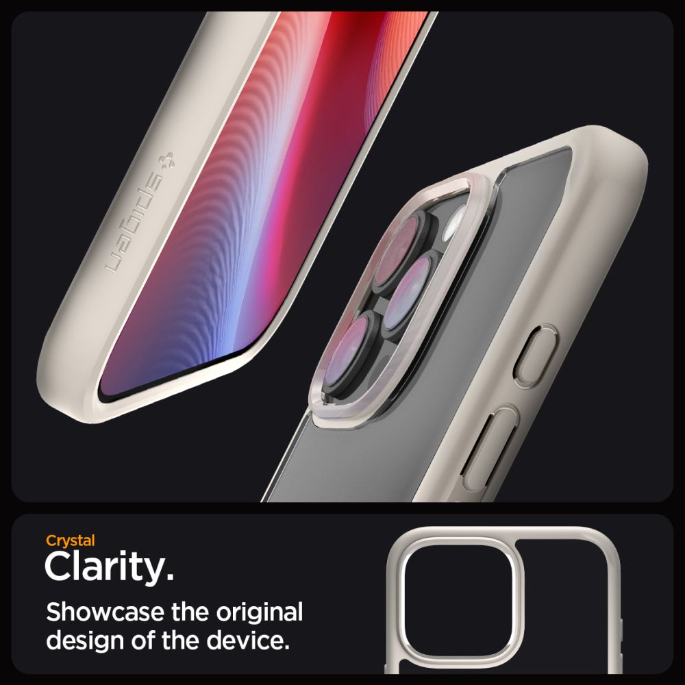 COQUE SPIGEN ULTRA HYBRID IPHONE 16 PRO MAX TITANE NATUREL