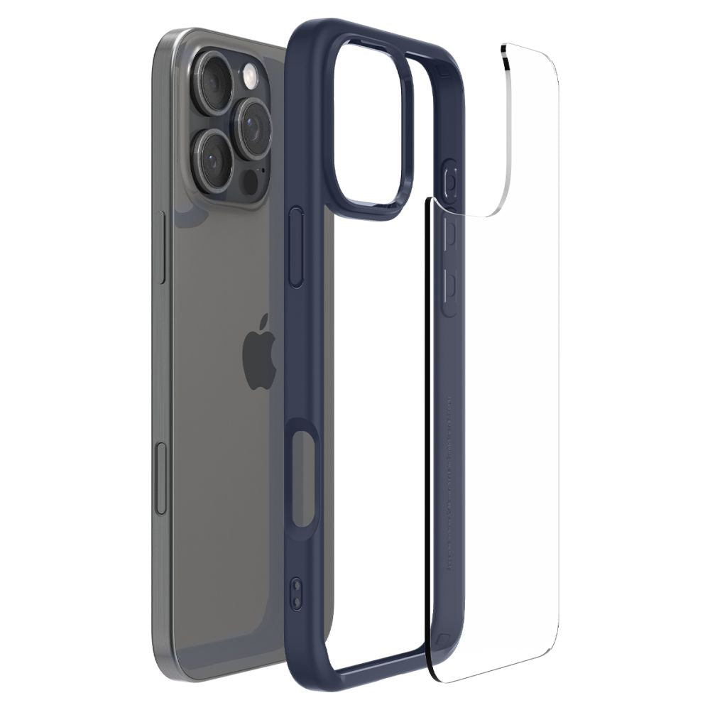 COQUE SPIGEN ULTRA HYBRID IPHONE 16 PRO MAX BLEU MARINE