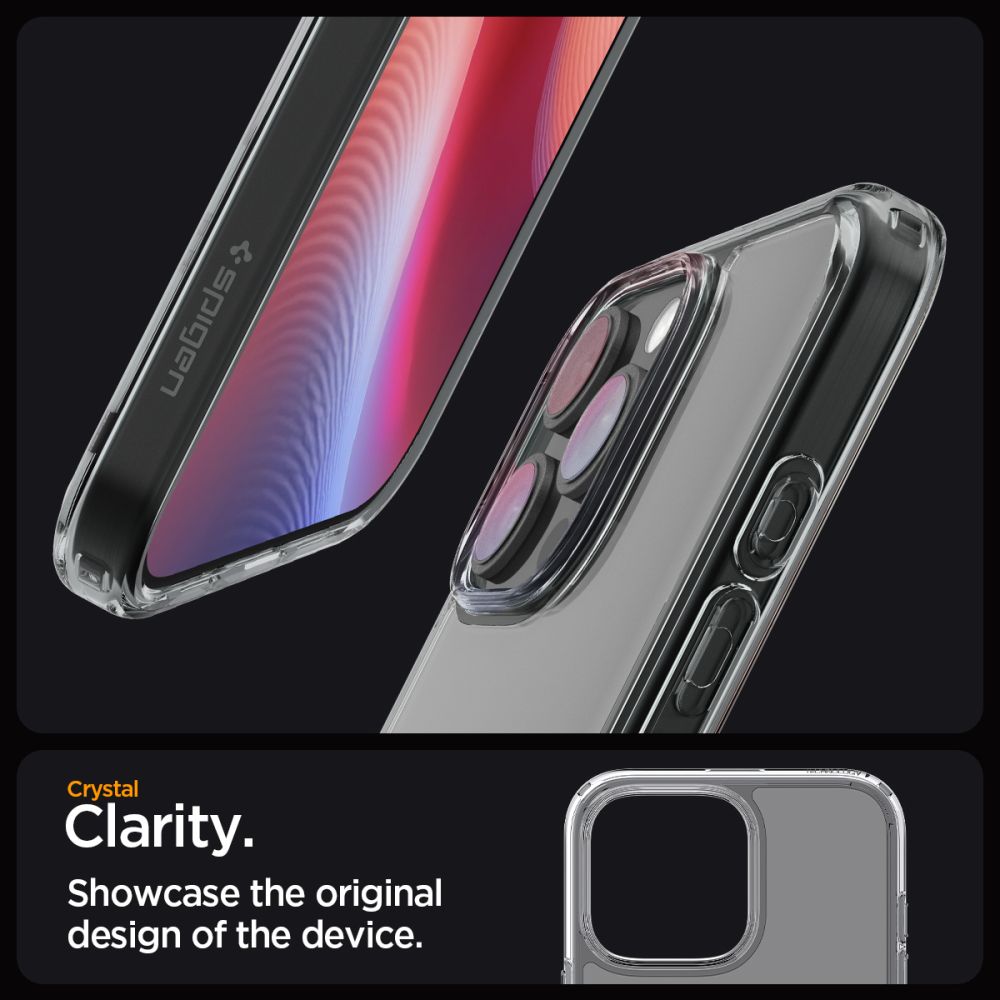 COQUE SPIGEN ULTRA HYBRID IPHONE 16 PRO MAX CRYSTAL ESPACE