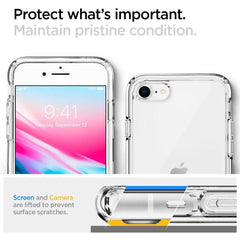 COQUE SPIGEN ULTRA HYBRID IPHONE 7/8/SE 2020 / SE 2022 CRISTAL TRANSPARENT