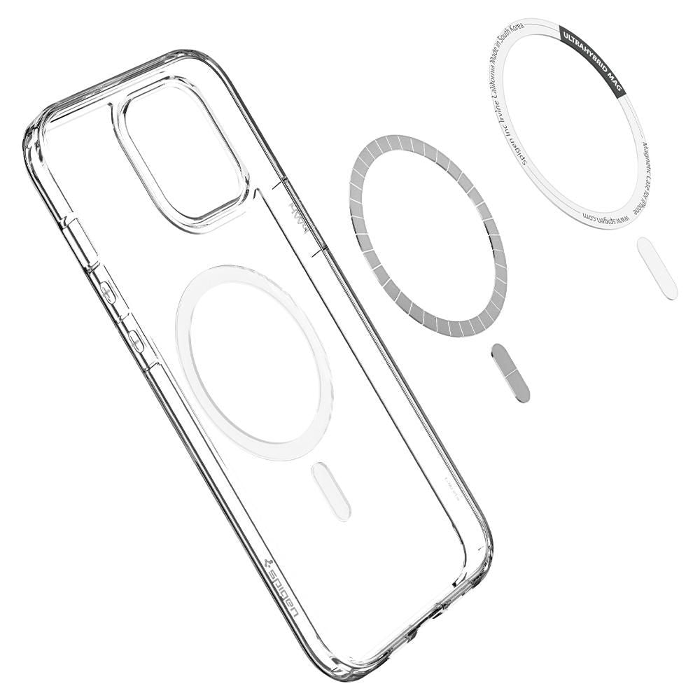 COQUE SPIGEN ULTRA HYBRID MAG IPHONE 12 PRO MAX BLANC