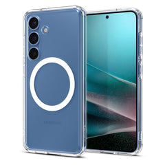 COQUE SPIGEN ULTRA HYBRID MAG MAGSAFE GALAXY S25+ PLUS TRANSPARENT/BLANC