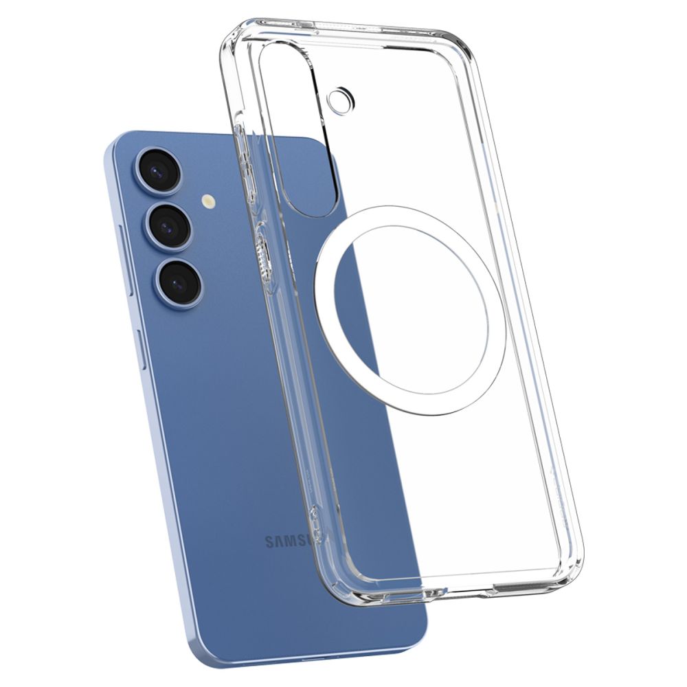 COQUE SPIGEN ULTRA HYBRID MAG MAGSAFE GALAXY S25+ PLUS TRANSPARENT/BLANC