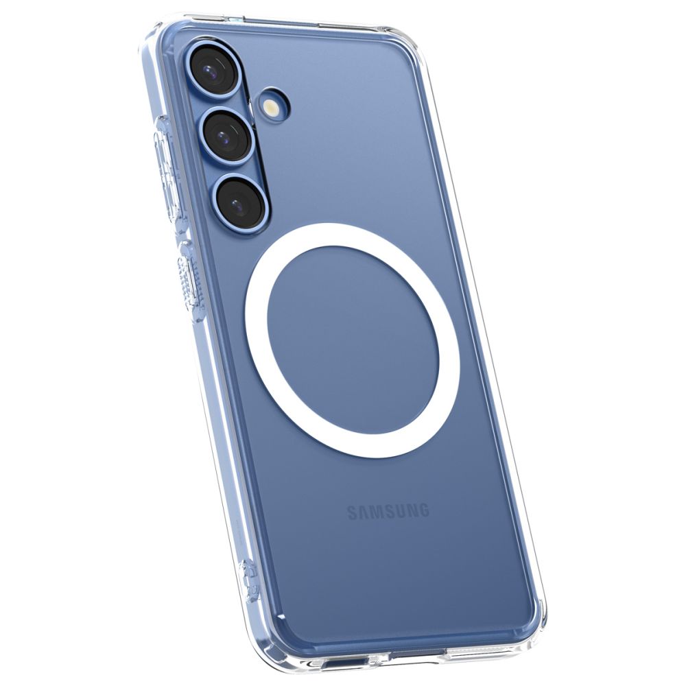 COQUE SPIGEN ULTRA HYBRID MAG MAGSAFE GALAXY S25+ PLUS TRANSPARENT/BLANC