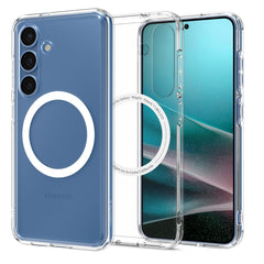 COQUE SPIGEN ULTRA HYBRID MAG MAGSAFE GALAXY S25+ PLUS TRANSPARENT/BLANC