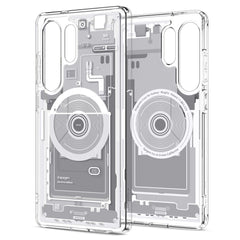 COQUE SPIGEN ULTRA HYBRID MAG MAGSAFE GALAXY S25 ULTRA ZERO ONE BLANC