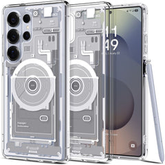 COQUE SPIGEN ULTRA HYBRID MAG MAGSAFE GALAXY S25 ULTRA ZERO ONE BLANC