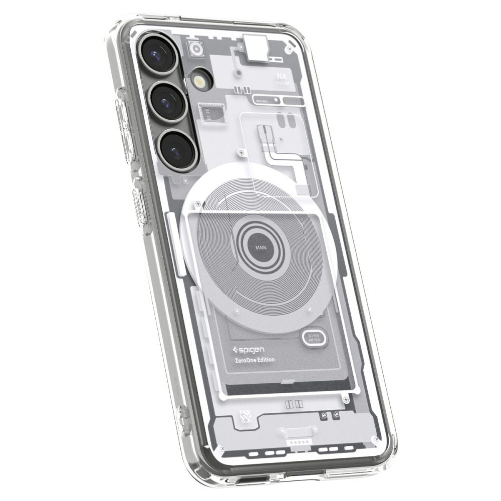 COQUE SPIGEN ULTRA HYBRID MAG MAGSAFE GALAXY S25 ZERO ONE BLANC