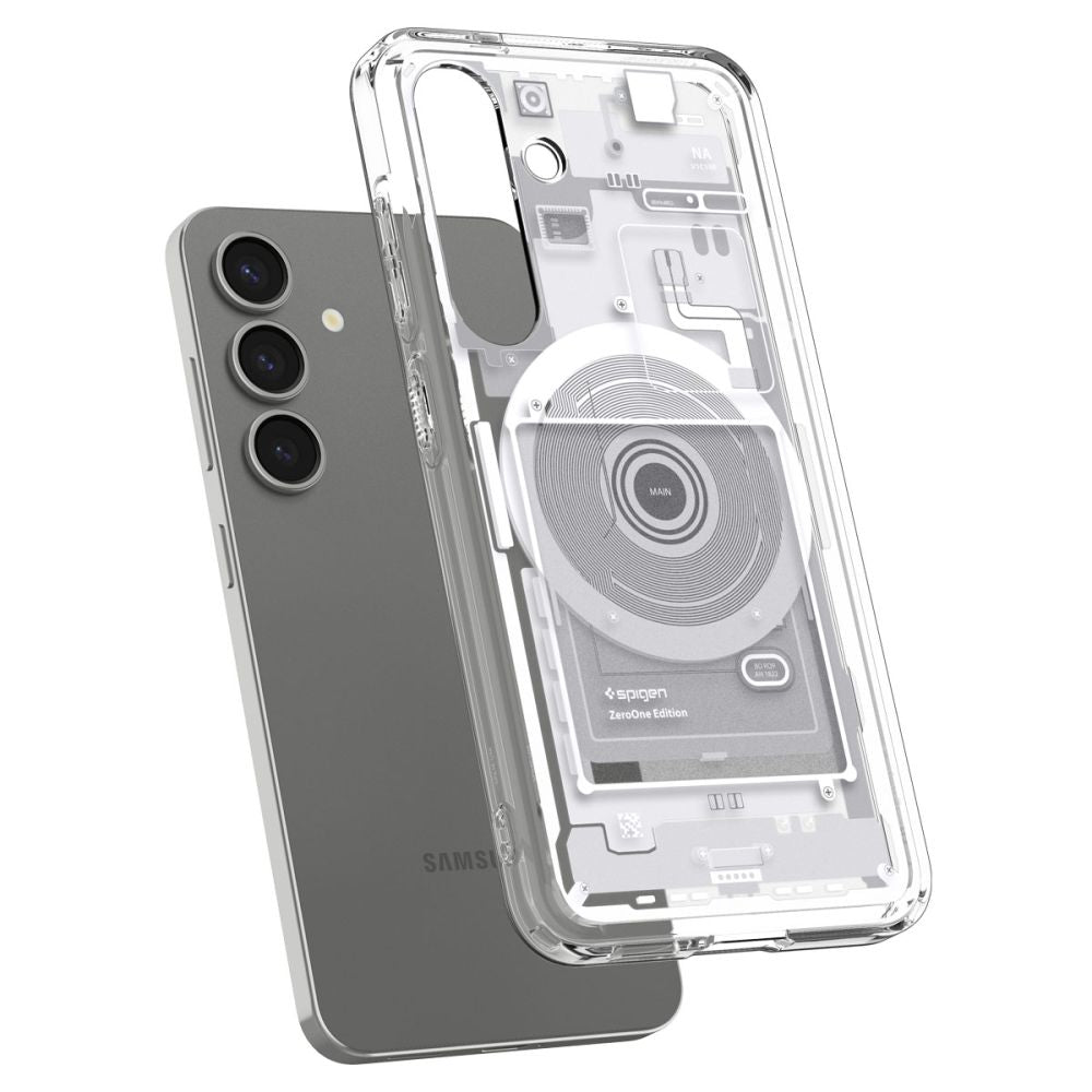 COQUE SPIGEN ULTRA HYBRID MAG MAGSAFE GALAXY S25 ZERO ONE BLANC