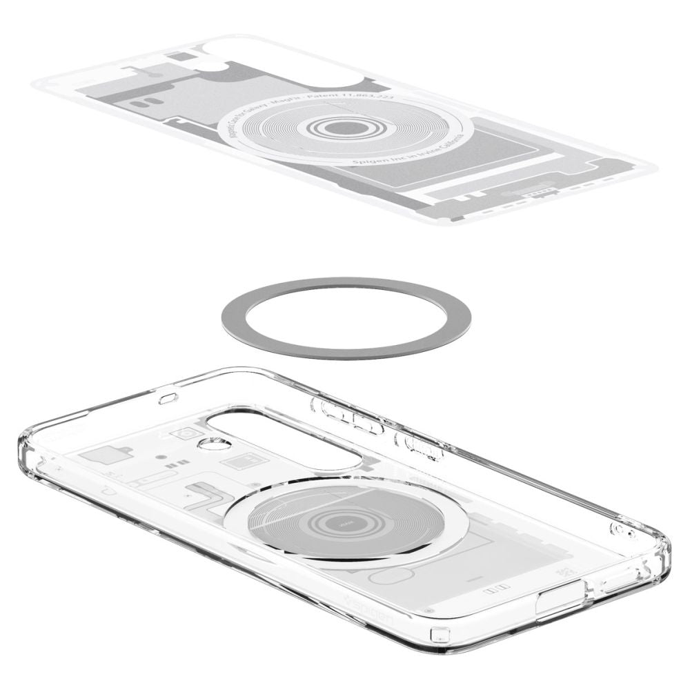 COQUE SPIGEN ULTRA HYBRID MAG MAGSAFE GALAXY S25 ZERO ONE BLANC