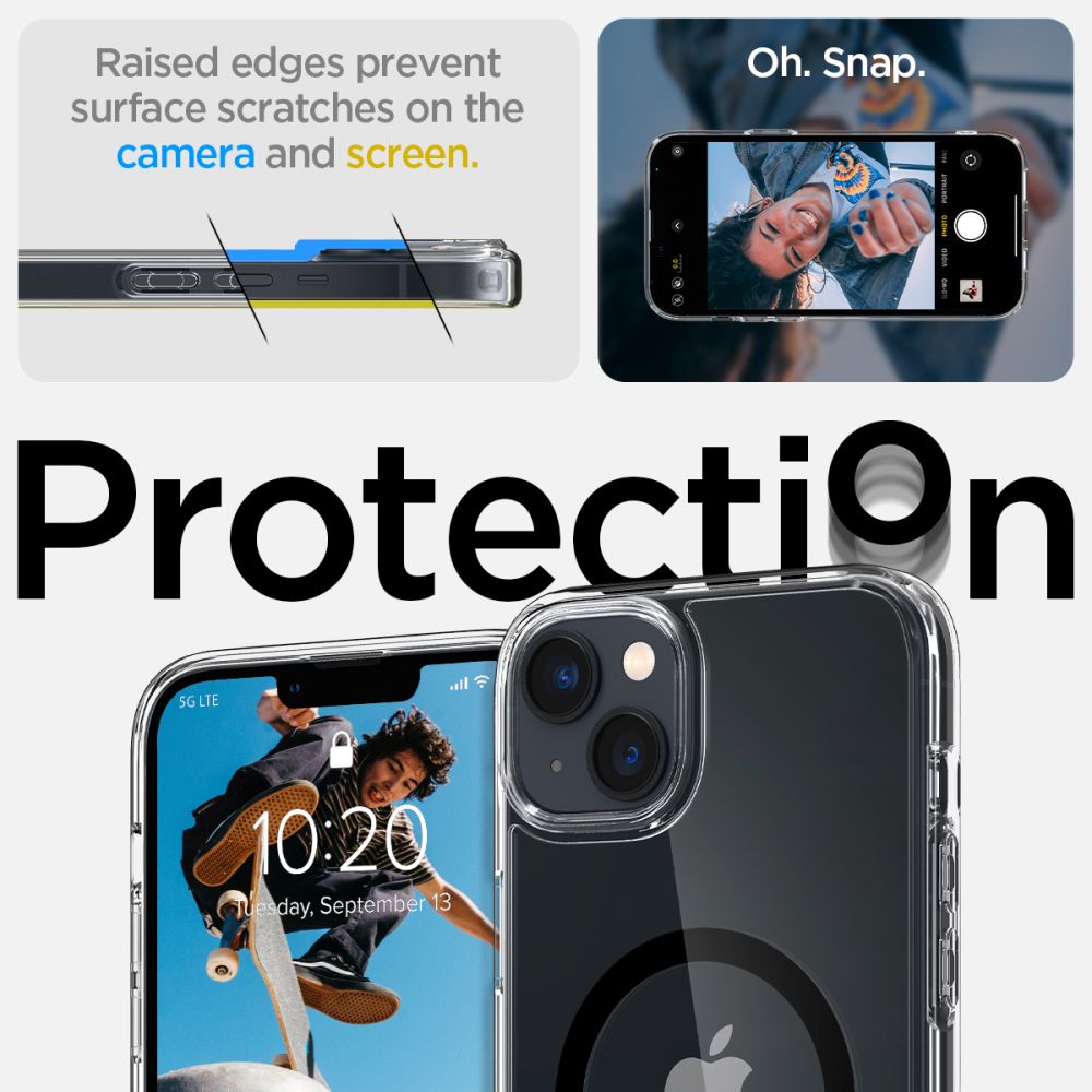 COQUE SPIGEN ULTRA HYBRID MAG MAGSAFE IPHONE 14 PLUS NOIRE