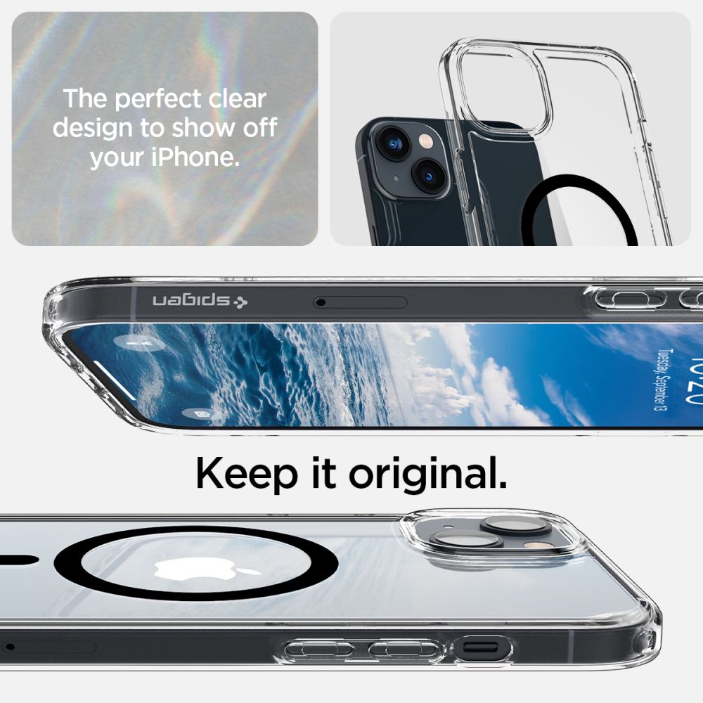 COQUE SPIGEN ULTRA HYBRID MAG MAGSAFE IPHONE 14 PLUS NOIRE