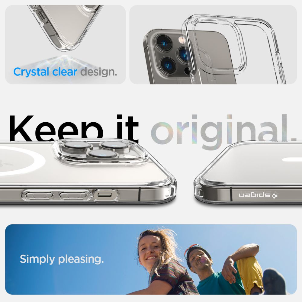 COQUE SPIGEN ULTRA HYBRID MAG MAGSAFE IPHONE 14 PRO BLANC