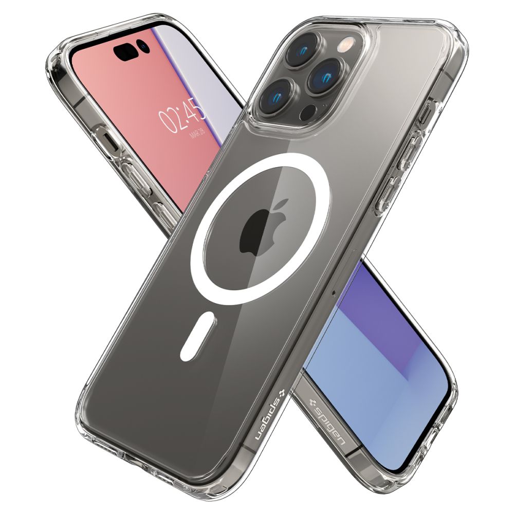 COQUE SPIGEN ULTRA HYBRID MAG MAGSAFE IPHONE 14 PRO BLANC