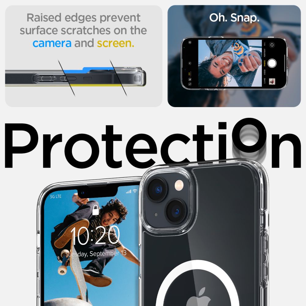 COQUE SPIGEN ULTRA HYBRID MAG MAGSAFE IPHONE 14 BLANCHE